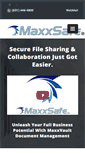 Mobile Screenshot of maxxsafe.com