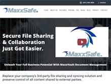 Tablet Screenshot of maxxsafe.com
